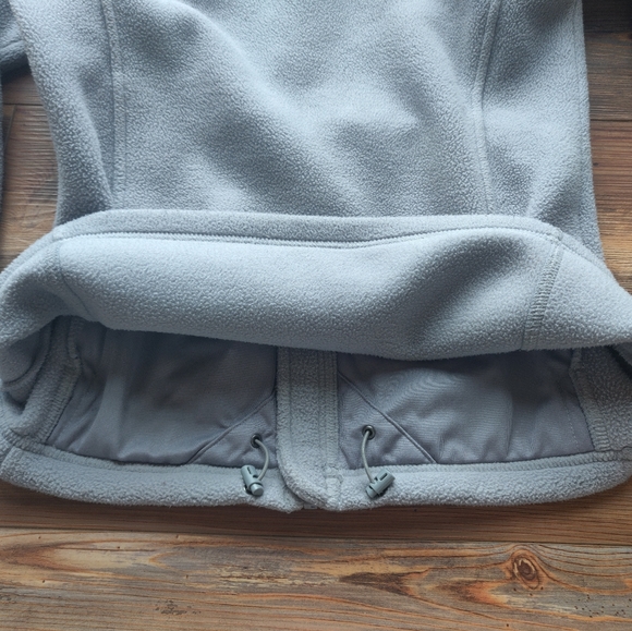 The North Face Women's Fleece Jacket Size Small Gray With Orange Full Zip - Picture 9 of 9
